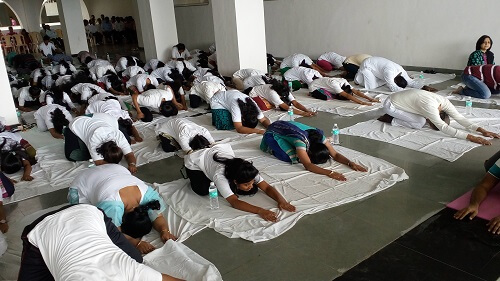 SMBT Ayurved College and Hospital Nashik Yoga day photo 3